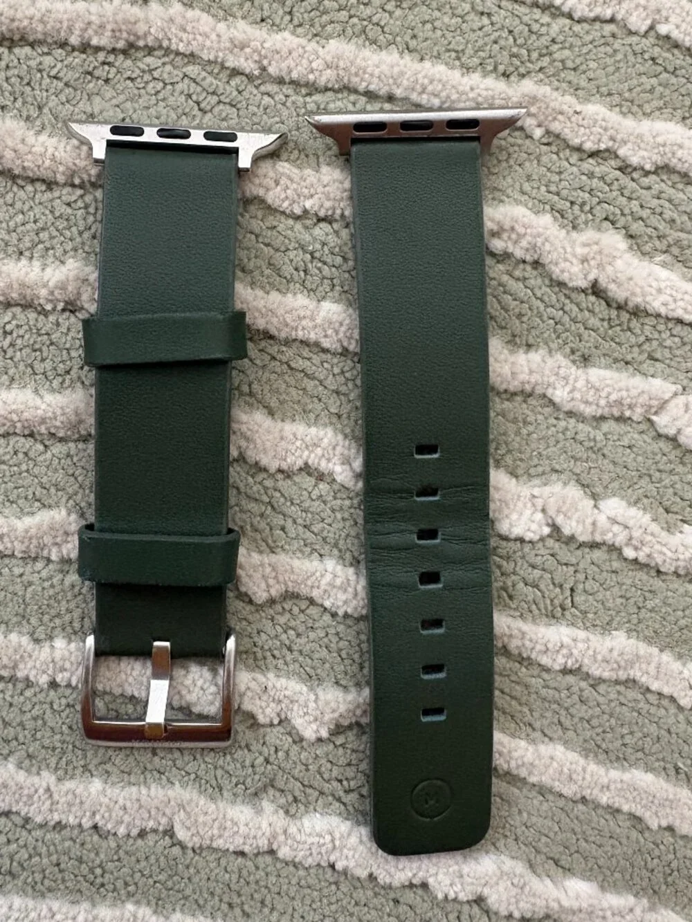 MOMENT Genuine Leather Apple Watch Band - Forest / Olive Green